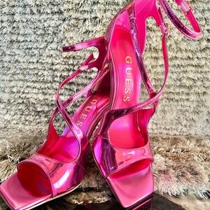 Guess Hot Pink Stiletto Heels